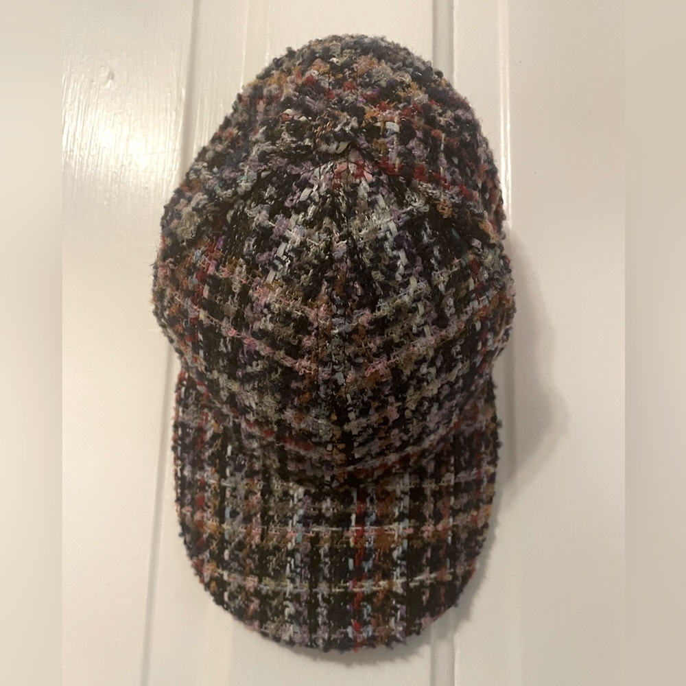 2 for $6 Tweed Woven Baseball Cap